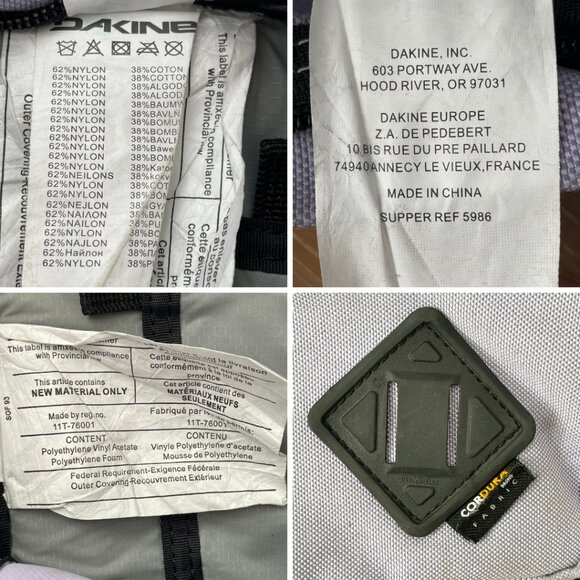 Dakine Backpack 27L Laptop Bag 365 Deluxe Pack DLX Cannery Purple School Book - Picture 15 of 16